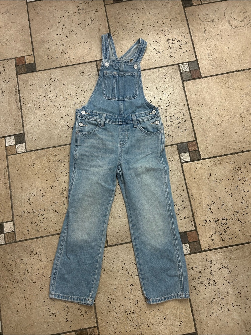 Like new girls Denim Overalls size S 6/7